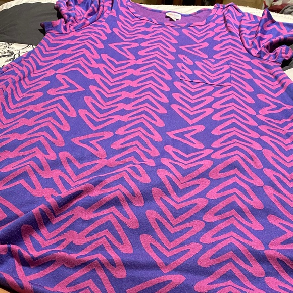 LuLaRoe Vibrant hearts Maxi Dress - Picture 1 of 4